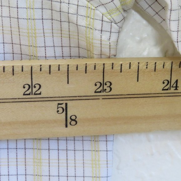 Cubavera*‎ Men's Short Sleeve Button Down Straight Hem plaid Shirt~ Size Large - Picture 8 of 12